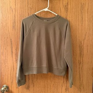 H&M Taupe Crewneck Sweatshirt